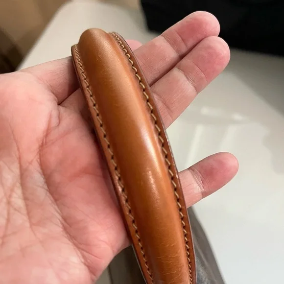 CELINE BROWN MACADAM PVC LEATHER HANDBAG - Picture 3 of 16